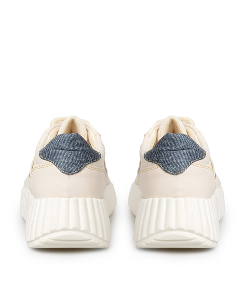 Tenis Latte Multicolor Suela Líneas 2519